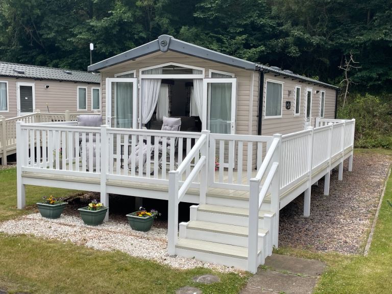 Swift Biarritz static caravan (on Thurston Manor Park)