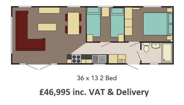 NEW Sunrise Athena Lodge | 2/3 bed Mobile Home Annexe | OFF SITE — photo 13