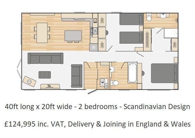 NEW Swift Edmonton Lodge | 40x20 | 2/3/4 beds | BS3632 | Off Site Mobile Home — photo 21