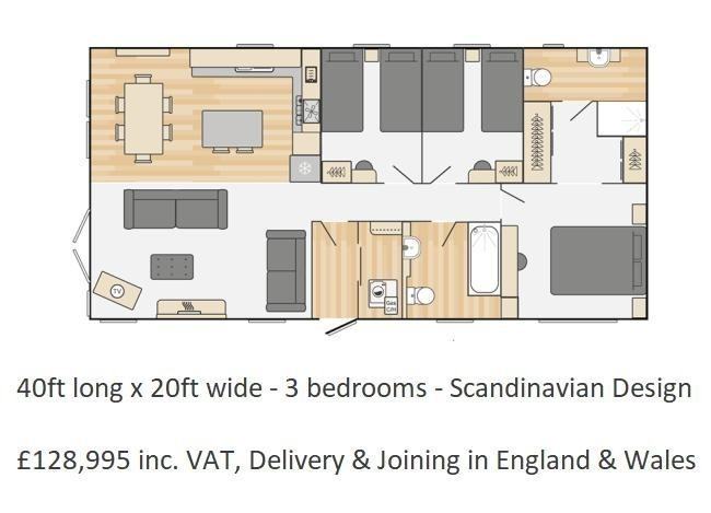 NEW Swift Edmonton Lodge | 40x20 | 2/3/4 beds | BS3632 | Off Site Mobile Home — photo 23