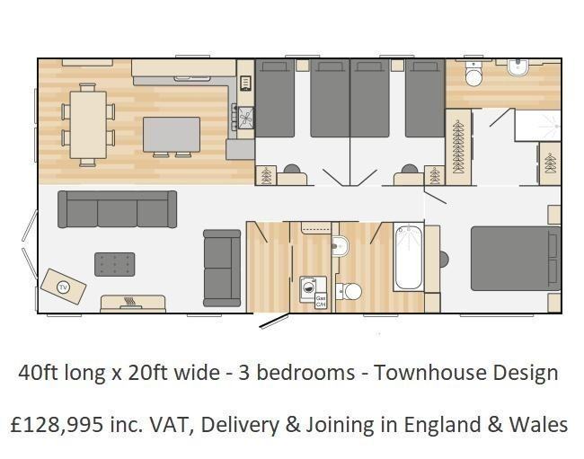 NEW Swift Edmonton Lodge | 40x20 | 2/3/4 beds | BS3632 | Off Site Mobile Home — photo 24