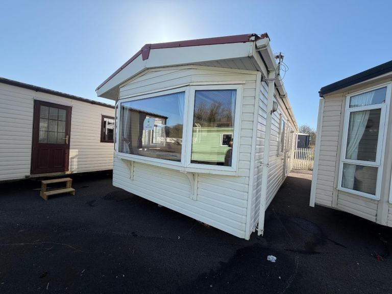 Static Caravan Abi Log cabin 33x12 2bed DG - Free UK Delivery