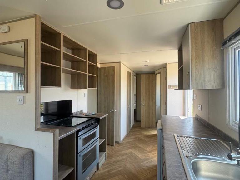 3 bed sited static caravan for sale on family owned park in North Wales