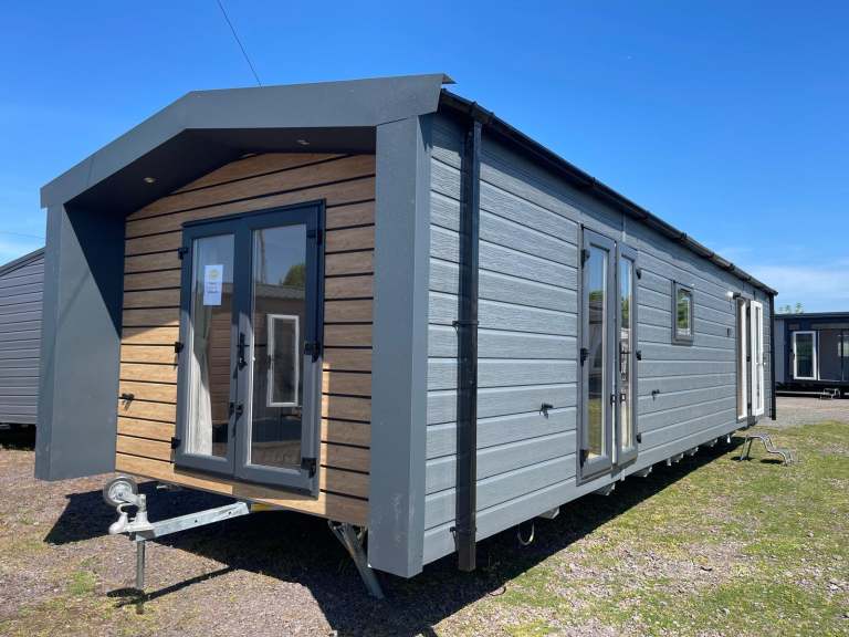 Static Caravan For Sale Off Site Nationwide Contemporary Lodge 2 Bedroom, 37x12 — photo 1
