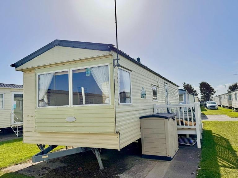 SITED STATIC CARAVAN FOR SALE WITH DECKING £20K | NORTH WALES