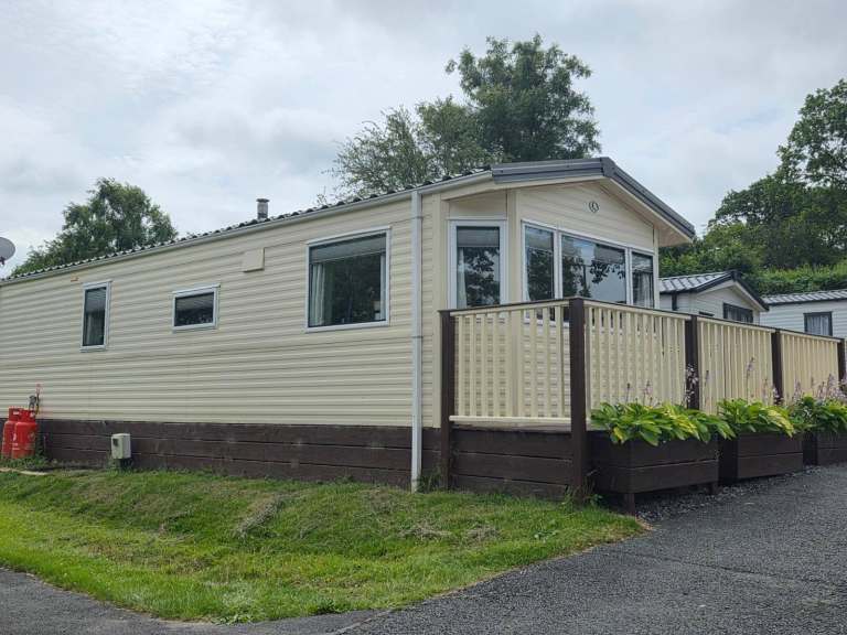 Static 6 berth Caravan 2014 BK Bluebird Seville 35ft x 12ft located in Mid Wales — photo 4