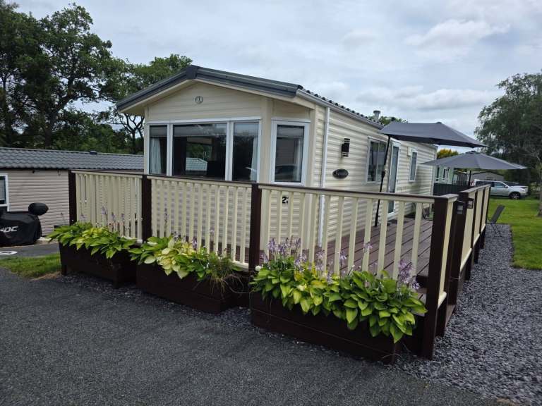 Static 6 berth Caravan 2014 BK Bluebird Seville 35ft x 12ft located in Mid Wales — photo 5