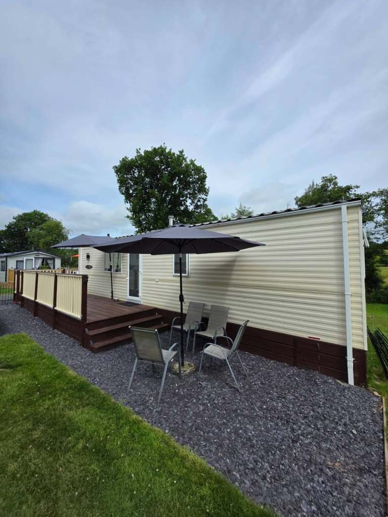 Static 6 berth Caravan 2014 BK Bluebird Seville 35ft x 12ft located in Mid Wales — photo 7