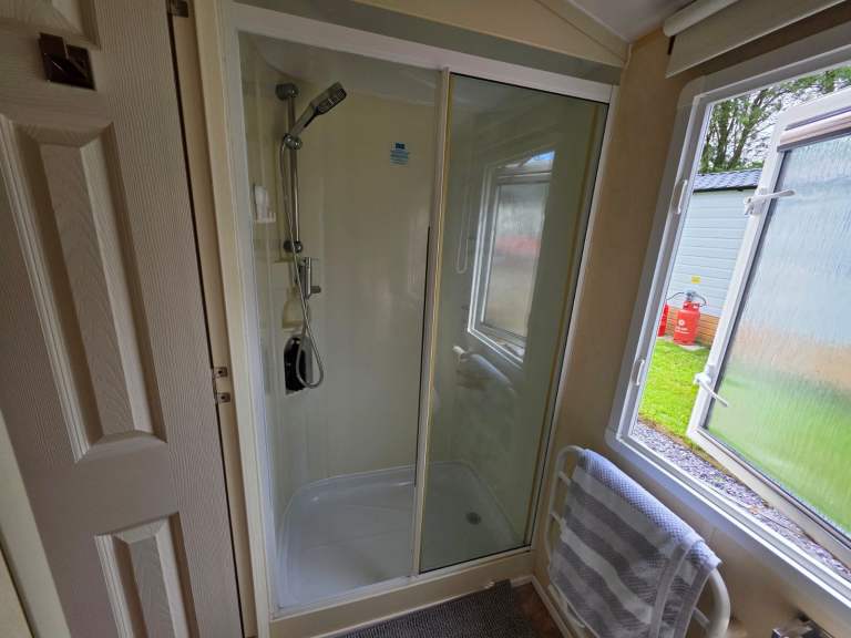 Static 6 berth Caravan 2014 BK Bluebird Seville 35ft x 12ft located in Mid Wales — photo 13