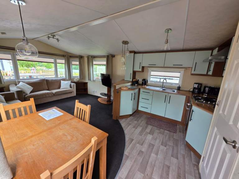Static 6 berth Caravan 2014 BK Bluebird Seville 35ft x 12ft located in Mid Wales — photo 19