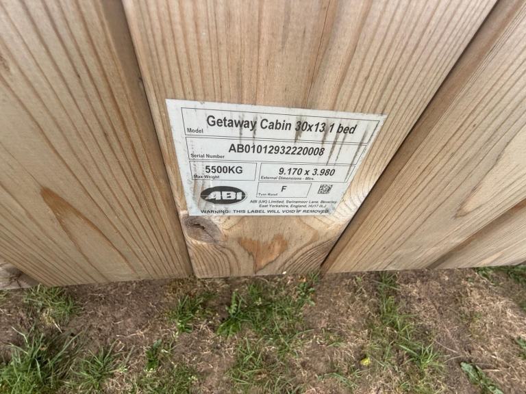 Static Caravan/ pod Brand new Abi Get Away Cabin 30x13 - Free UK Delivery — photo 5