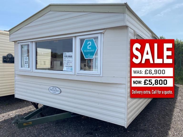 2 Bed Static Caravan 35x12 - New Carpet - Off Site - Self Build, Private Land