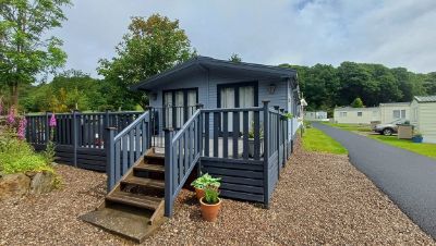 2010 Nordic Pine lodge, sited in Blairgowrie Holiday Park